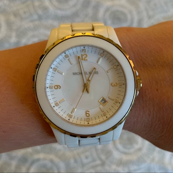 Michael Kors Accessories - Michael Kors White Watch